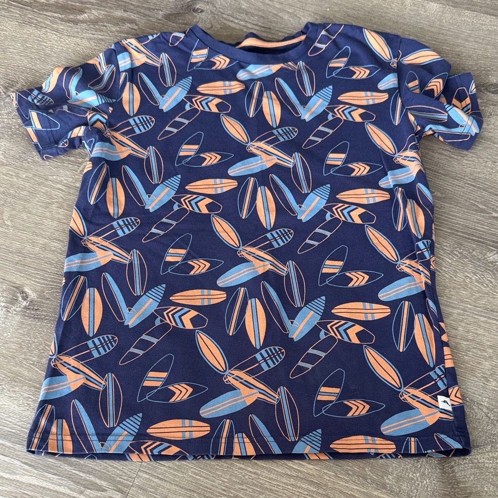 Boys Tommy Bahama Surfboard Print Top Shirt